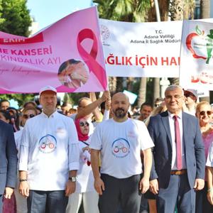 MEME KANSERİ FARKINDALIĞI İÇİN DÜNYA YÜRÜYÜŞ GÜNÜ ETKİNLİĞİ - fotoğraf 1