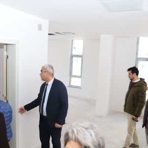 YAPIMI DEVAM EDEN YENİ İL  MÜDÜRLÜĞÜ HİZMET BİNASINA ZİYARET - fotoğraf 1