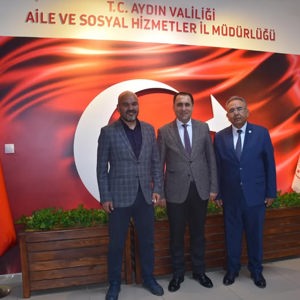 Muğla Sağlık-Sen Şube Başkanı Özcan Çiçek ve Aydın Sağlık-Sen Şube Başkanı Abdül Baki Karaer, İl Müdürümüz İlkay Türkoğlu’na hayırlı olsun ziyaretinde bulunmuştur. - fotoğraf 1