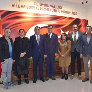 Türk Sağlık-Sen Aydın Şube Başkanı Hüseyin Doğan, beraberindeki heyet ile birlikte İl Müdürümüz İlkay Türkoğlu’na hayırlı olsun ziyaretinde bulundu. - fotoğraf 1