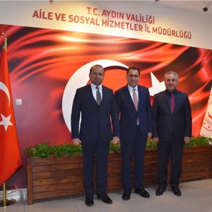 İl Sağlık Müdürü Sayın Dr. Eser Şenkul ve Aydın İl Müftüsü Sayın Hasan Güneş, İl Müdürümüze Ziyareti - fotoğraf 1