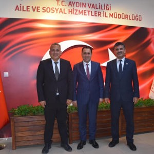 Aydın Orman İşletme Müdürü Sayın Engin Evcin ve Aydın Meteoroloji İl Müdürü Sayın Cumhur Aykut Çolakoğlu, İl Müdürümüze Ziyareti - fotoğraf 1