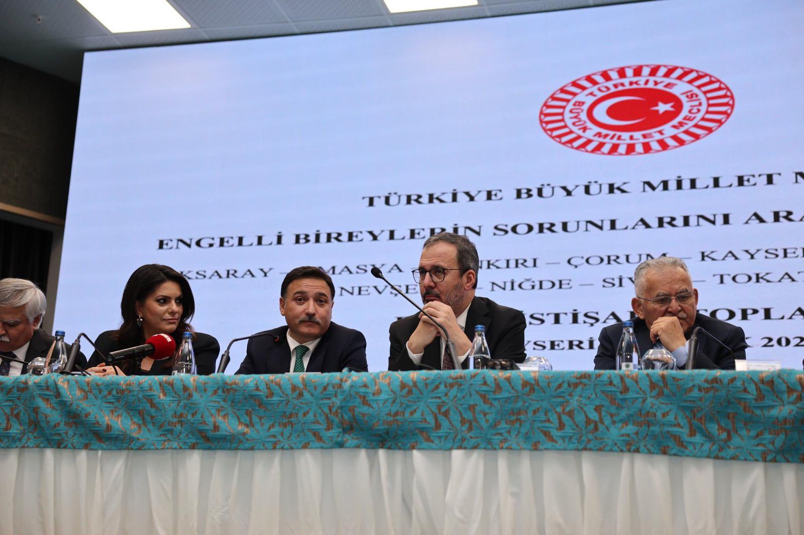 TBMM Engelli Bireylerin Sorunlarını Araştırma Komisyonu Tarafından Bölge İstişare Toplantısı İlimizde Düzenlendi