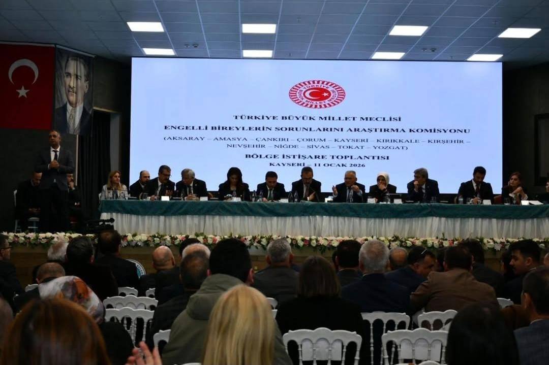 TBMM Engelli Bireylerin Sorunlarını Araştırma Komisyonu Bölge İstişare Toplantısı Kayseri Valiliği koordinesinde gerçekleştirildi.