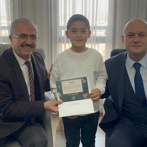 Şehidimiz Servet Akkuş’un Emaneti Bora’nın İlk Karne Sevinci  - fotoğraf 2