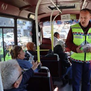 3 Aralık Dünya Engelliler Günü kapsamında  temsili trafik uygulaması gerçekleştirilmiştir. - fotoğraf 9
