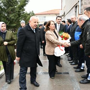 Bakan Yardımcımız Sayın Sevim SAYIM MADAK, Keskin Belediyesi’ni, Rahmi Pehlivanlı Müzesini ve Hacı Taşan Kültür Merkezini ziyaret etti. - fotoğraf 1