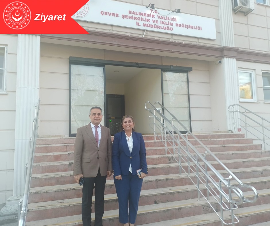 İl Müdürümüz Sayın Emine BÖÇKÜN, Çevre, Şehircilik ve İklim Değişikliği İl Müdürü Sayın Kadir KANDEMİR’i makamında ziyaret etti.