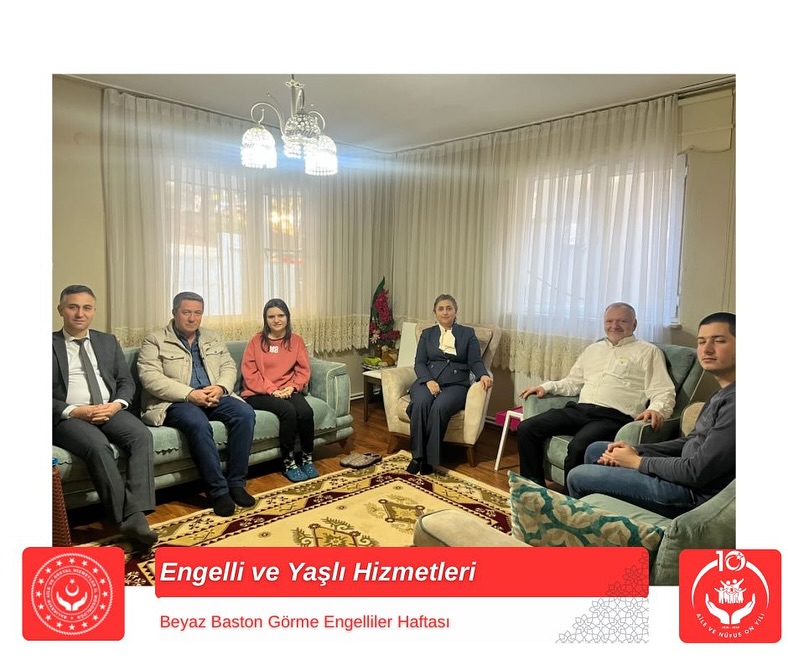 İl Müdürümüz Sayın Emine BÖÇKÜN, Balıkesir Görme Engelliler Gençlik ve Spor Derneği Başkanı Sayın Akif ERGÜN'ün Ailesine Hane Ziyareti Gerçekleştirdi