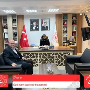 İl Müdürümüz Sayın Emine BÖÇKÜN, Nev Balıkesir – Nev Altıeylül Koordinatörü Sayın Tayfun URHAN’ı makamında ağırladı. - fotoğraf 1