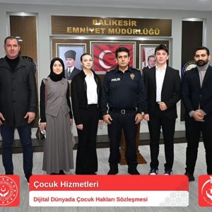 Balıkesir Çocuk Hakları Komitemiz Tarafından, İl Emniyet Müdürü Sayın Şükrü YAMAN'a Ziyaret Gerçekleştirildi - fotoğraf 1