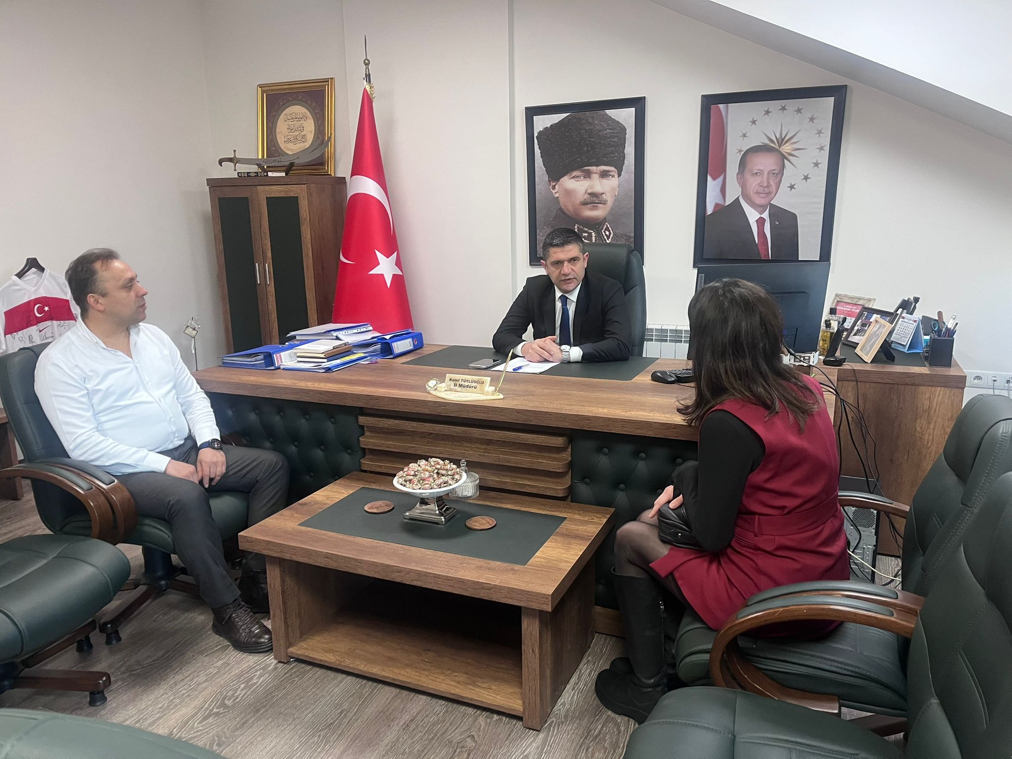 İl Müdürümüz Sayın Kamil Tüylüoğlu, Personelle Haftalık Görüşmelerini Sürdürüyor