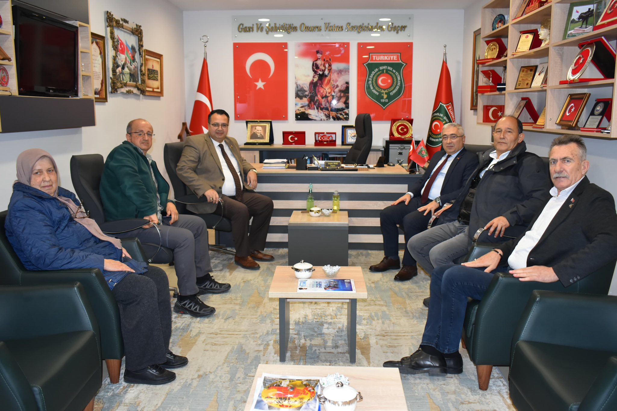 İl Müdürümüz Faruk Uysal  Türkiye Harp Malulü Gaziler, Şehit Dul ve Yetimleri Derneği Bursa Şubesini ziyaret etti