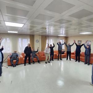 Huzurevimizde Kalan Sakinlerimize Yönelik Kahkaha Yogası Etkinliği Gerçekleştirildi - fotoğraf 1