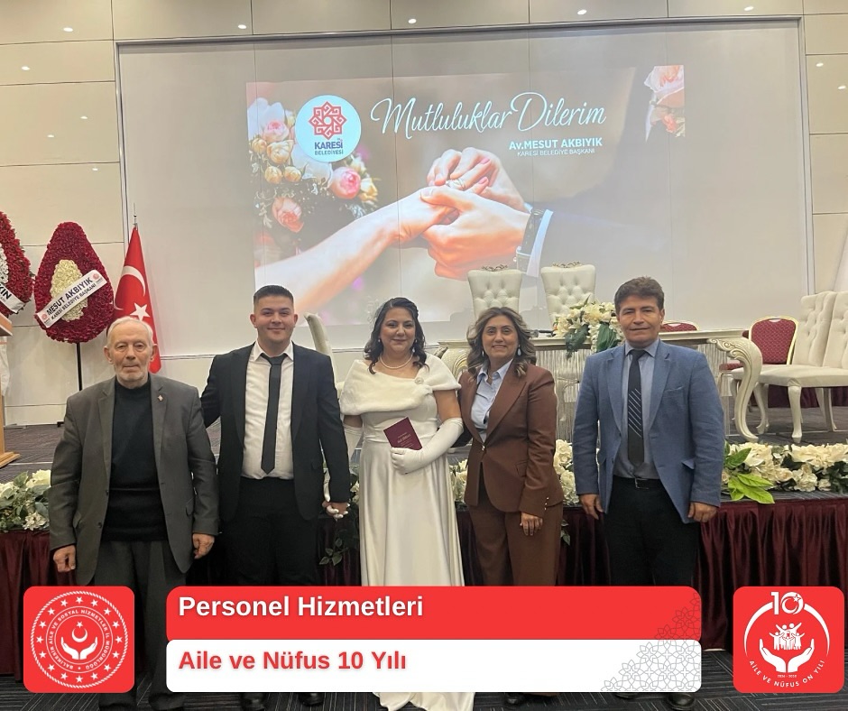 Çalışma Arkadaşımız Umut ÇAM’ın Nikâh Merasimine Katıldık