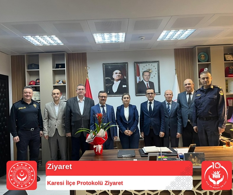 İl Müdürümüz Emine BÖÇKÜN, Karesi İlçe Protokolünün Kıymetli Üyelerini Makamında Ağırladı