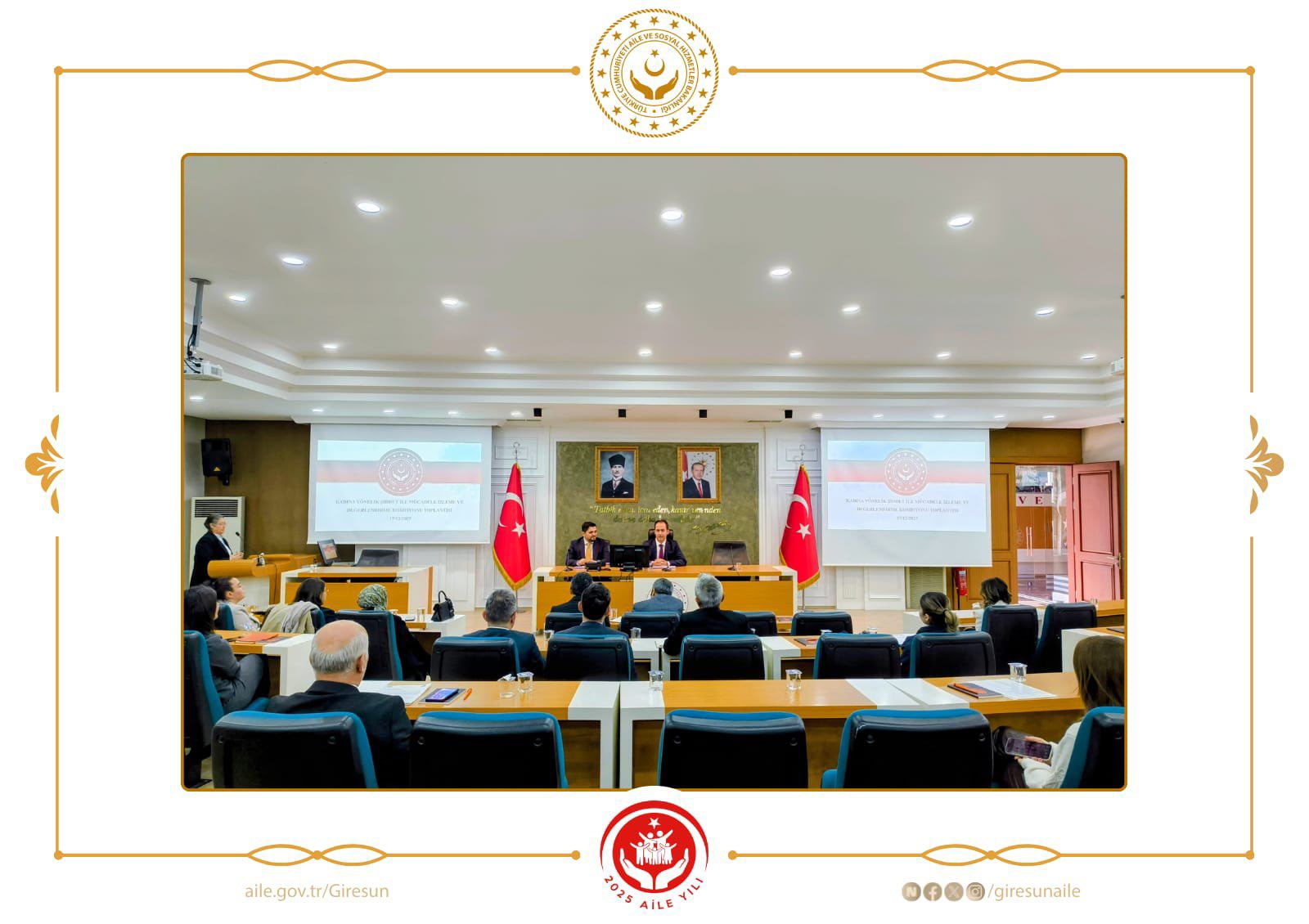 Kadına Yönelik Şiddetle Mücadele İl Koordinasyon Kurulu 2. Toplantısı Gerçekleştirildi.