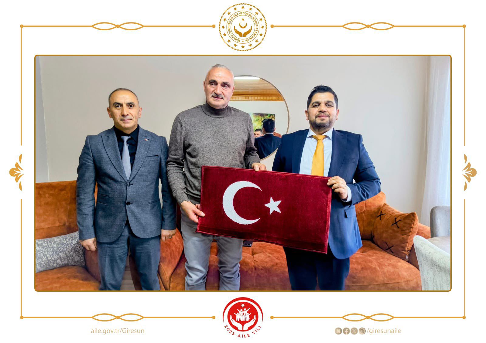 Türkiye Harp Malûlü Gaziler, Şehit Dul ve Yetimleri Derneği Giresun Şube Başkanına Ziyaret