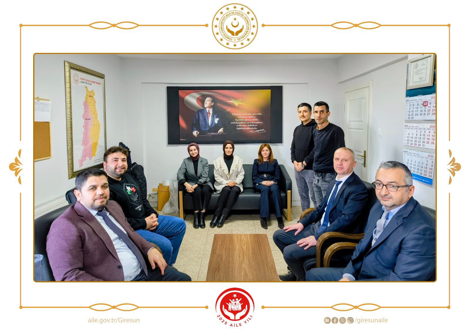 İl Müdürümüz Sayın Ender YANIK'tan Espiye Sosyal Hizmet Merkezi Müdürlüğüne Ziyaret