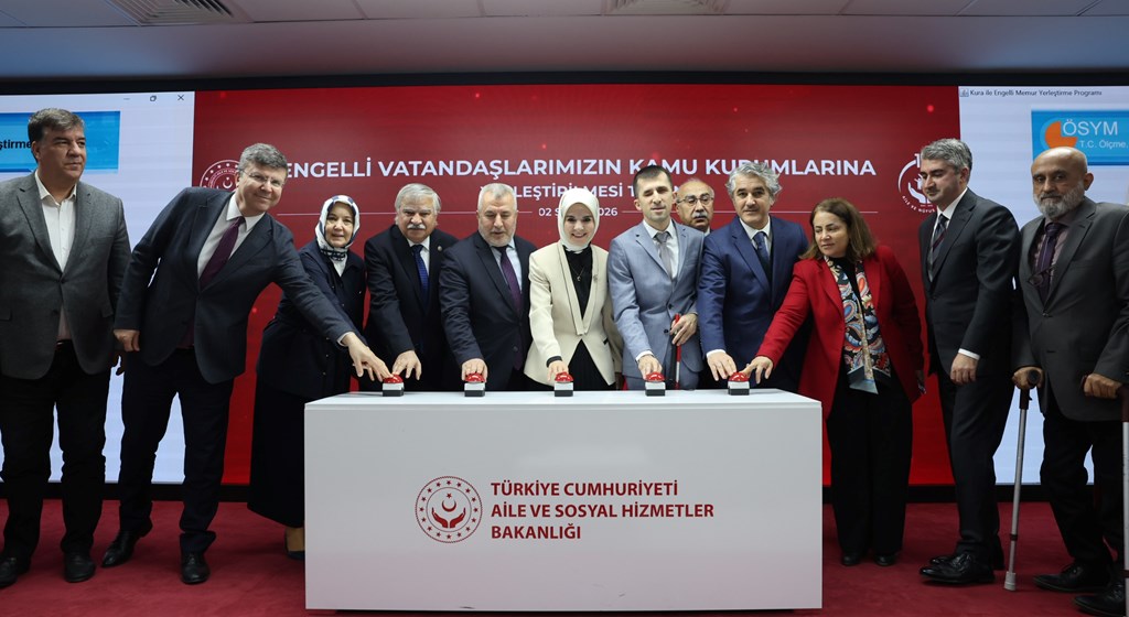 Aile ve Sosyal Hizmetler Bakanımız Göktaş, "Engelli Vatandaşların Kamu Kurumlarına Yerleştirilmesi Töreni"nde konuştu