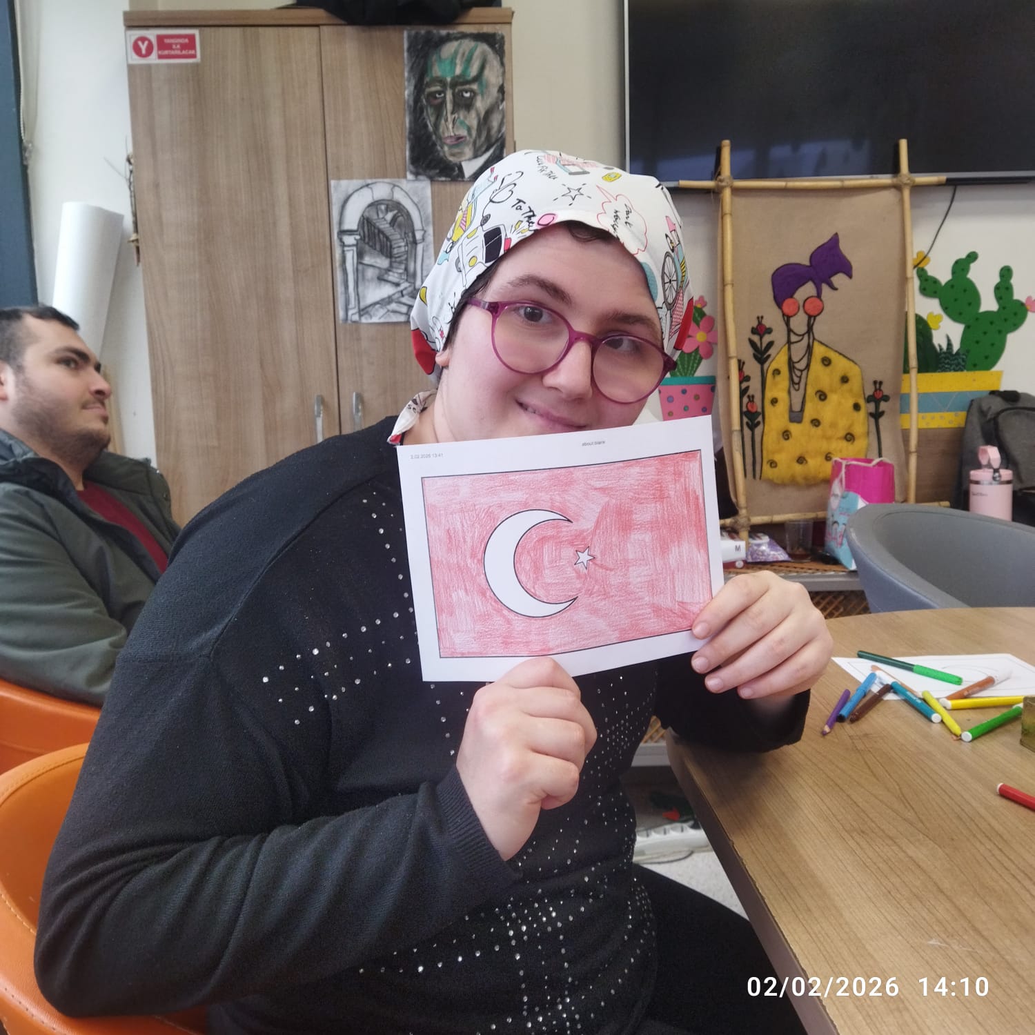 Sakarya Gündüz Bakım ve Rehabilitasyon Merkezi Müdürlüğümüzden Anlamlı Bayrak Çalışması