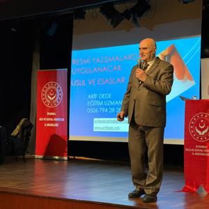 Personelimize Yönelik “Resmî Yazışma Kuralları” Eğitimi Gerçekleştirildi - fotoğraf 1