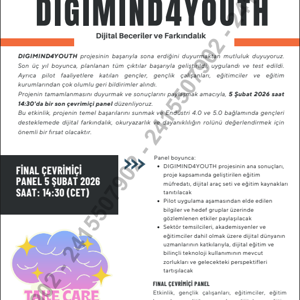 DIGIMIND4YOUTH Projesi Final Çevrimiçi Panel ile Tamamlanıyor - fotoğraf 1