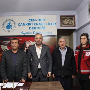 İl Müdürümüz Sn.Abdulhaluk LONGA'dan Çankırı Engelliler Derneğine Ziyaret - fotoğraf 1