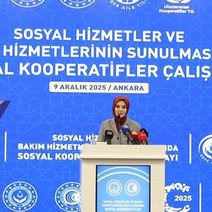 Bakanımız Göktaş "Sosyal Hizmetler ve Bakım Hizmetlerinin Sunulmasında Sosyal Kooperatifler Çalıştayı"nda konuştu - fotoğraf 1