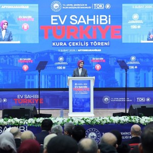 Aile ve Sosyal Hizmetler Bakanımız Göktaş, Afyonkarahisar'da TOKİ kura çekilişinde konuştu: - fotoğraf 1