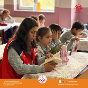 Elbistan’da Öğrencilerle Birlikte Kitap Okuma Etkinliği Düzenlendi - fotoğraf 3