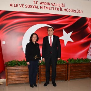 Aydın Şehit Aileleri ve Malul Gaziler Dayanışma Derneği Başkanı Sn. Sevil Esin, İl Müdürümüz İlkay Türkoğlu’nu makamında ziyareti - fotoğraf 1