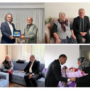 Valimiz Sayın Hamza Aydoğdu ve Birim Amirlerimiz, 1 Ekim Dünya Yaşlılar Günü Münasebetiyle İlimizin Çeşitli Mahallelerinde İkamet Eden Ulu Çınarlarımızı Ziyaret Ettiler. - fotoğraf 3