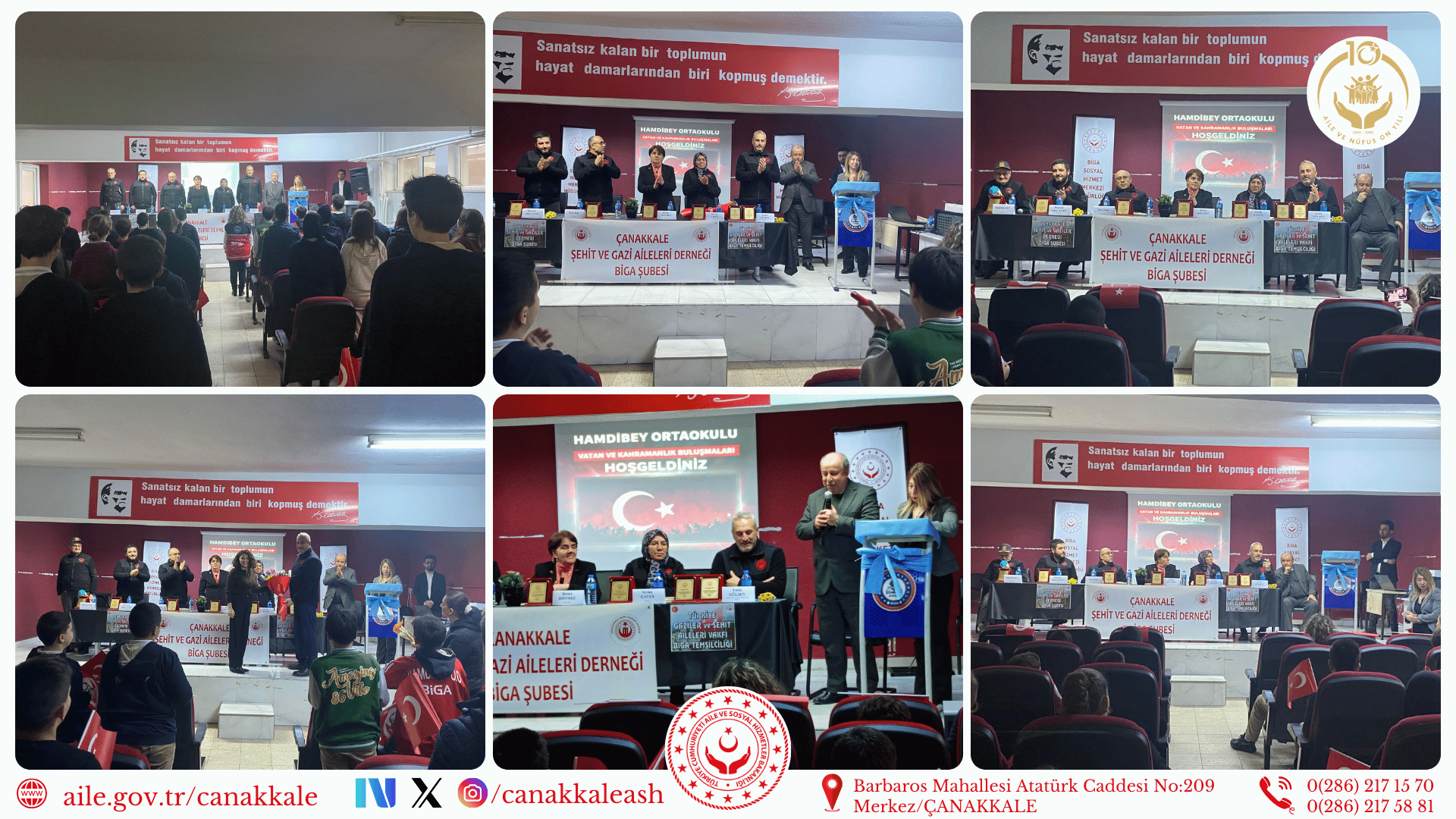 Vatan ve Kahramanlık Buluşmaları Biga’da