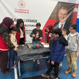 Okul Destek Projesi Kapsamında Ebru Sanatı Etkinliği  - fotoğraf 1