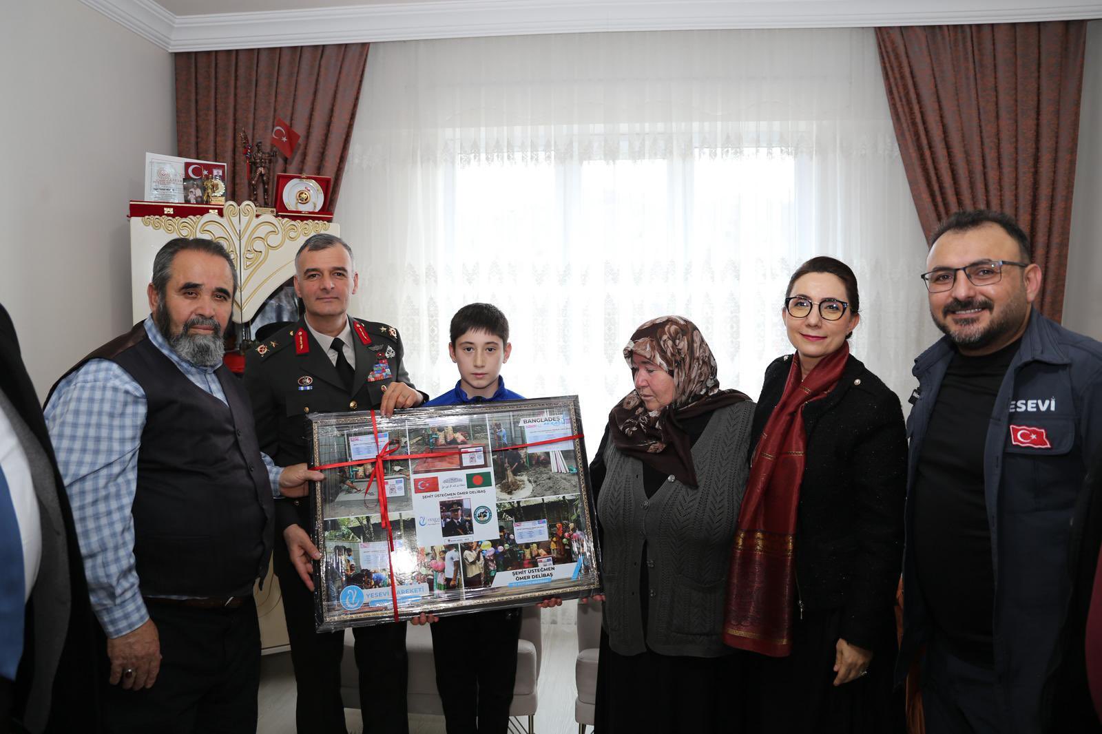 Kahraman Şehidimiz Ömer Delibaş’ın Ailesine Ziyaret