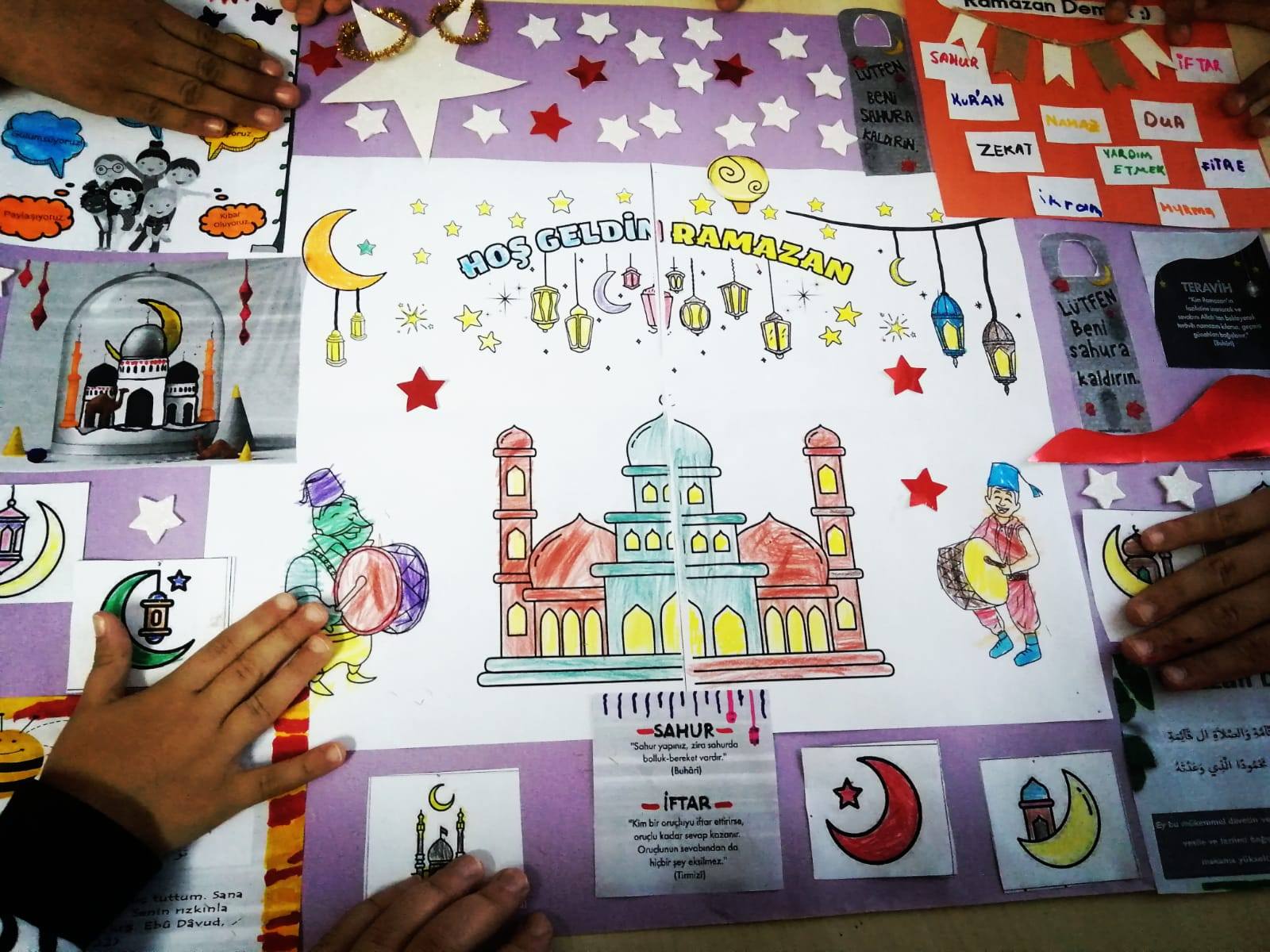 Ramazan ayının manevi atmosferini çocuklarımızla birlikte büyük bir heyecanla karşılıyoruz 