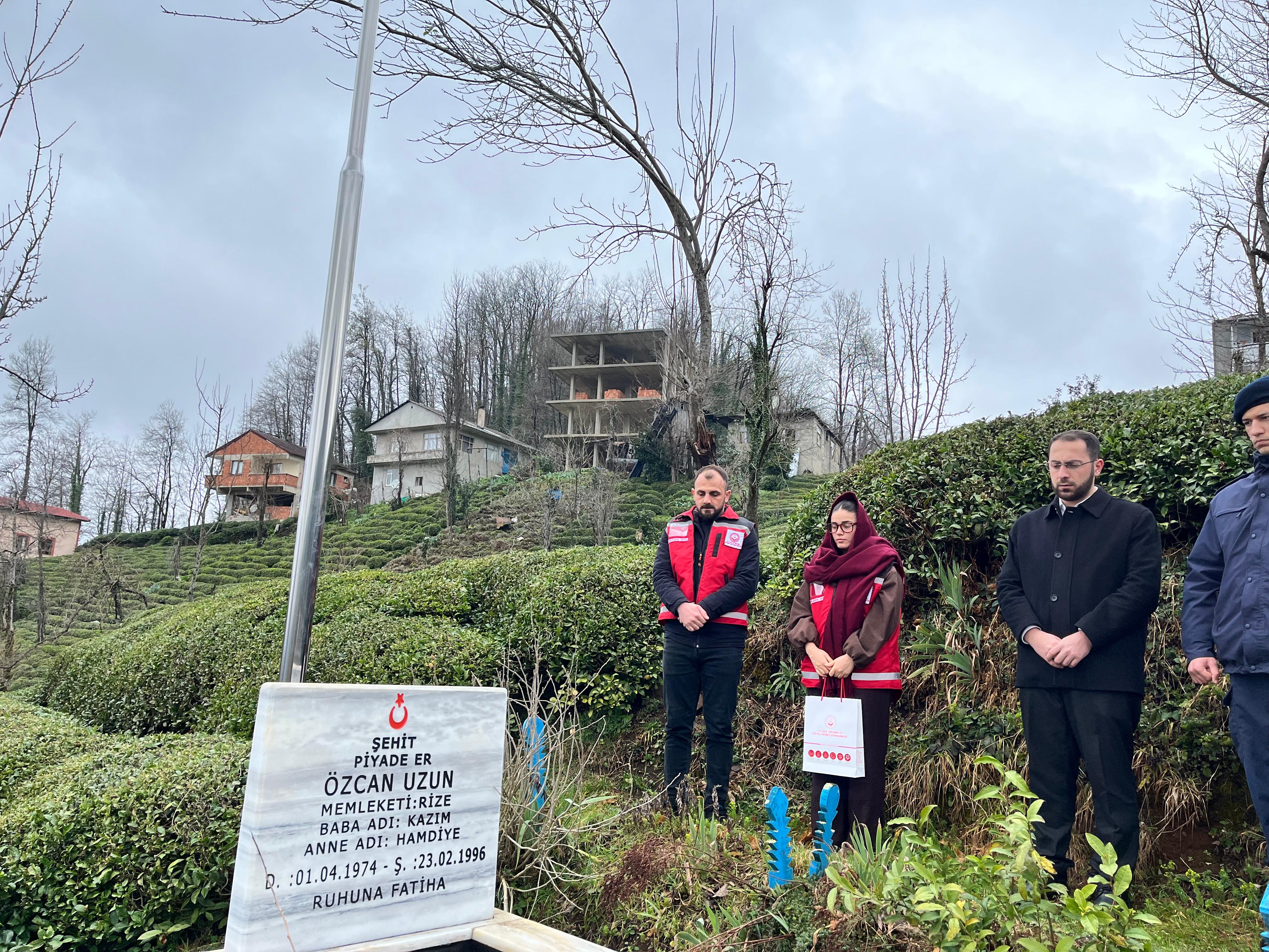 Aziz Şehidimiz Özcan Uzun Anıldı