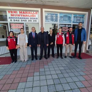 Bucak ilçemiz Yeni Mahalle Muhtarı Abdurahman Demir ziyaret edilmiştir. - fotoğraf 1