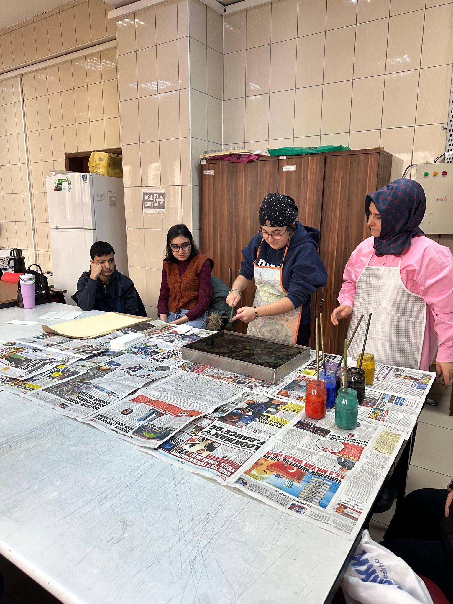 “Engelsiz Üniversite Protokolü”kapsamında, Ebru Atölyesi
