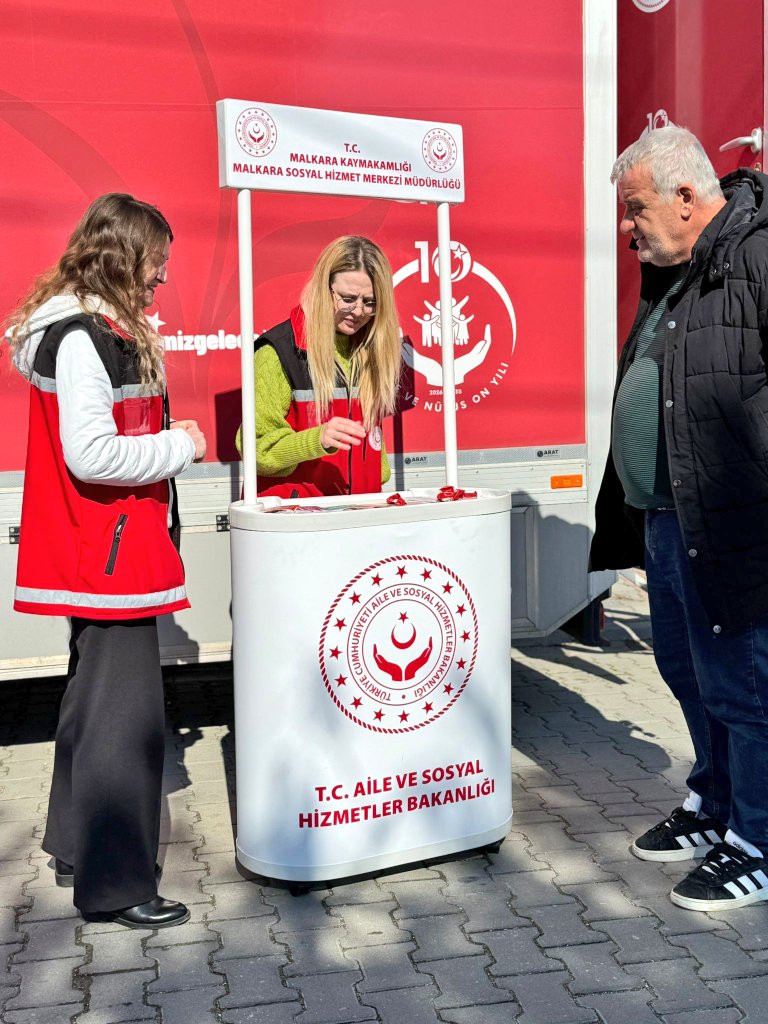 Mobil Sosyal Hizmet Aracımız Şarköy’de Saha Çalışmalarını Sürdürüyor