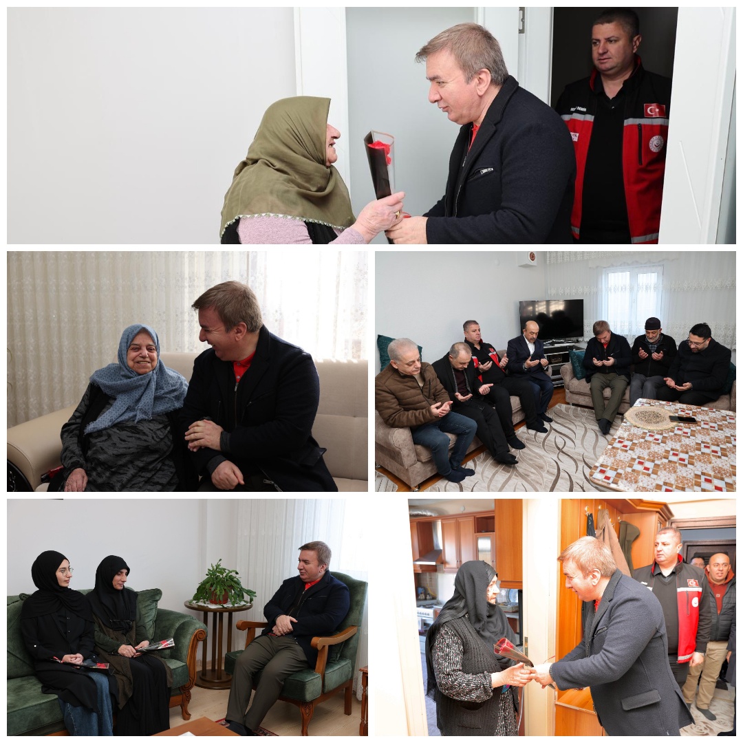Valimiz Sayın Hamza Aydoğdu, İl Müdürümüz Sayın Serdar Demirci ve il Protokolü ile Birlikte 8 Mart Dünya Kadınlar Günü Münasebetiyle Aziz Şehitlerimizin Kıymetli Annelerini Evlerinde Ziyaret Etti.