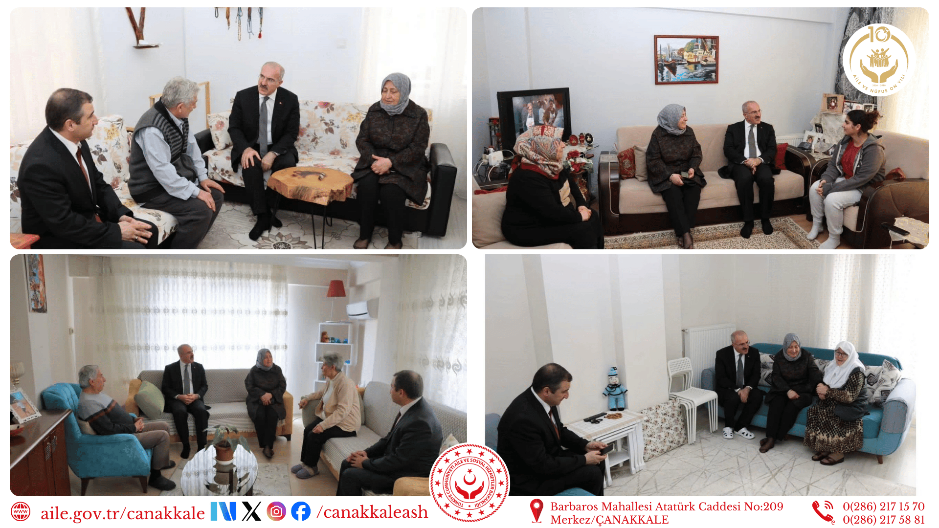 Valimiz Sayın Doç. Dr. Ömer TORAMAN’dan Hane Ziyaretleri