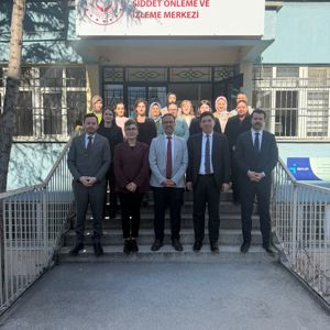 Destek Hizmetleri Daire Başkanı Ahmet Uzun Şiddet Önleme ve İzleme Merkezinde  - fotoğraf 1