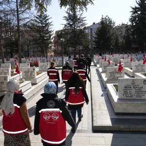 İl Müdürlüğümüz Bünyesinde Şehitliklere Anlamlı Ziyaret  - fotoğraf 4