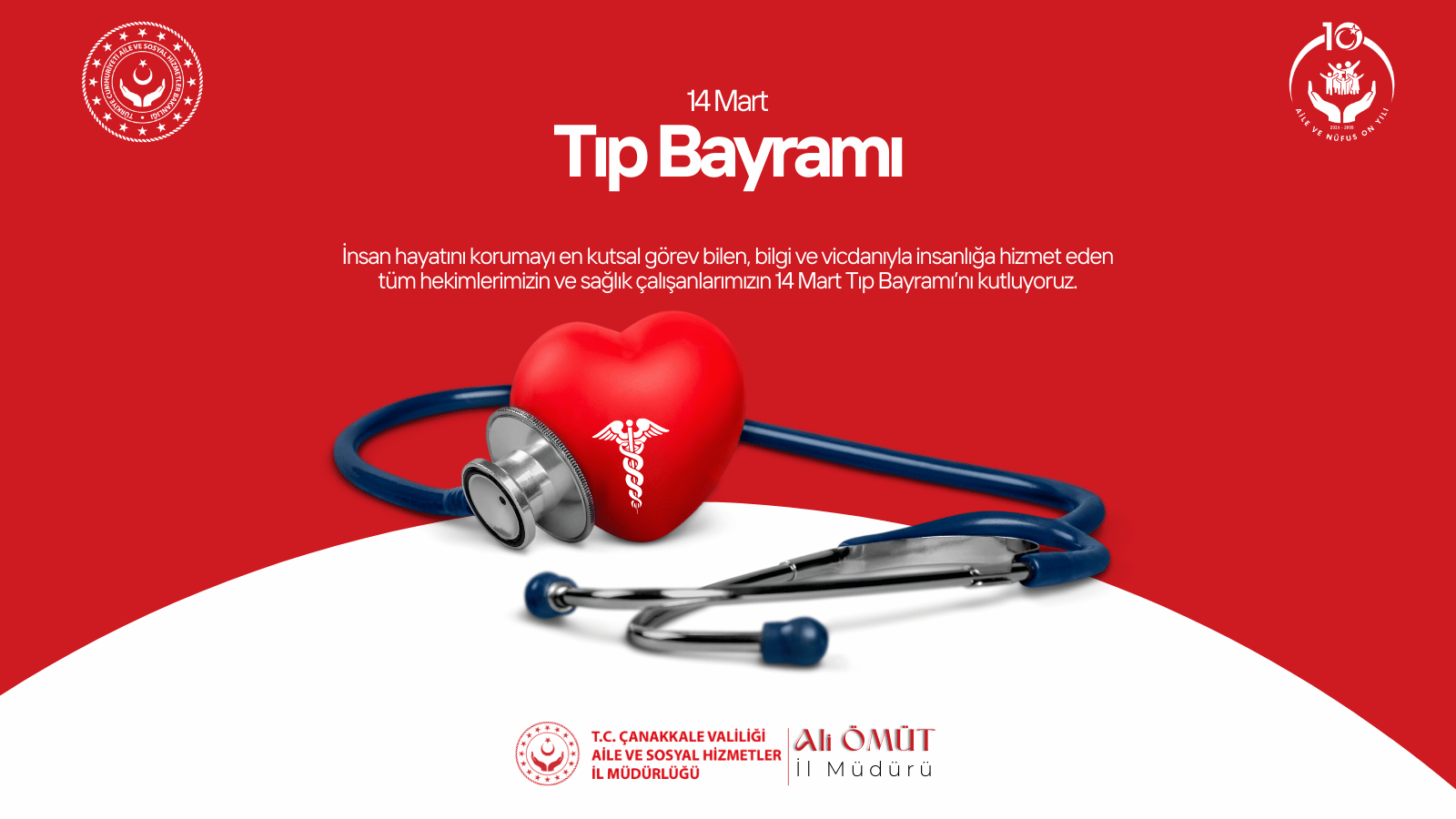 14 Mart Tıp Bayramı Kutlu Olsun