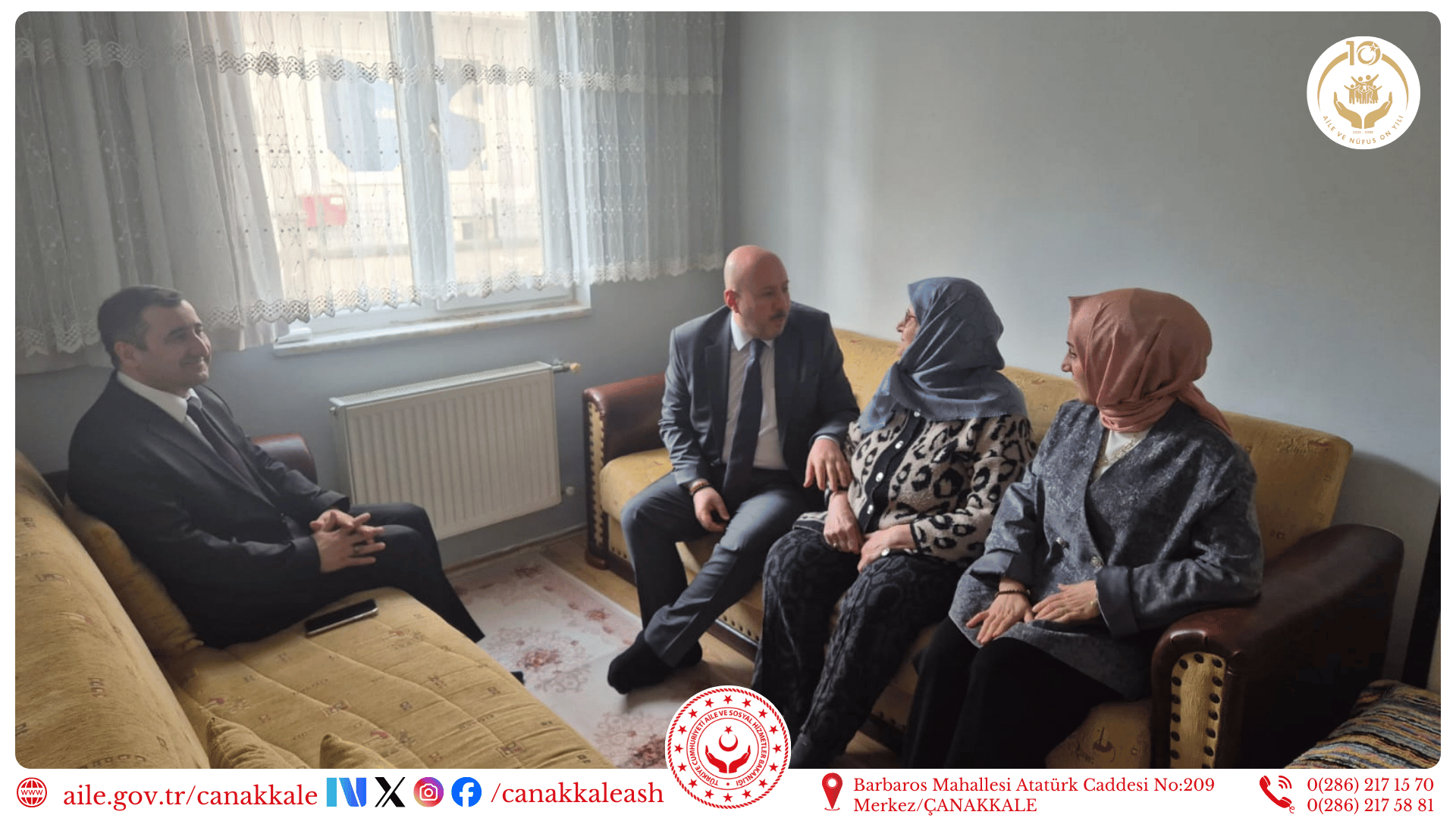 Aziz Şehidimizin Kıymetli Ailesine Ziyaret