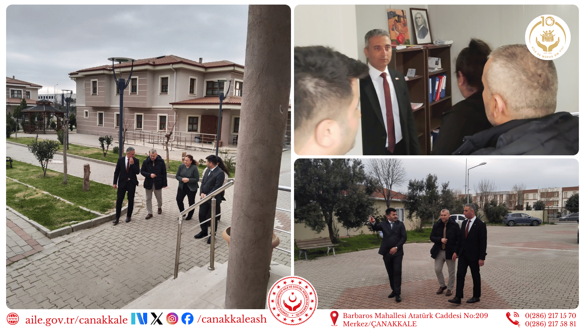 Çocuk Hizmetleri Genel Müdürü Sayın Hasan Basri ALAGÖZ Kuruluşlarımızı Ziyaret Etti