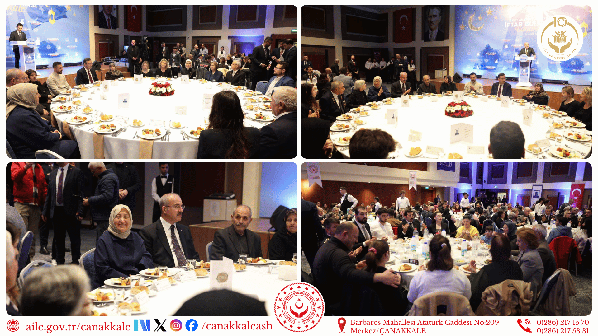 Şehit Ailelerimiz ve Gazilerimizle Gönül Sofrasında Buluşma