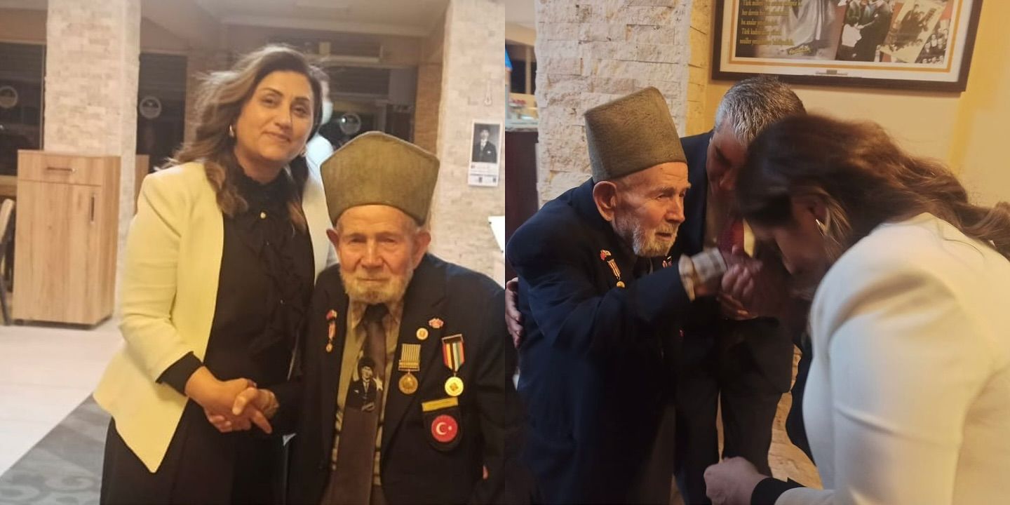 İl Müdürümüz Sayın Emine BÖÇKÜN, 95 Yaşındaki Kahraman Kore Gazimizin Hatıralarını Dinledi